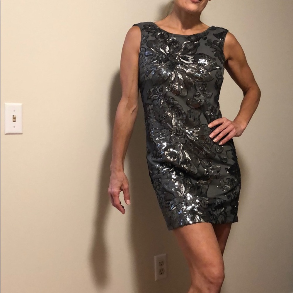 White House black market sequin dress